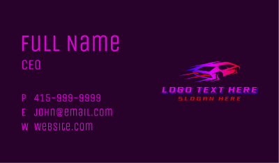 Fast Car Sports Business Card Image Preview