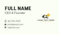 Bull Mountain Sun Business Card Image Preview
