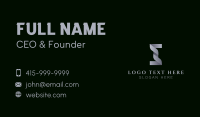 Stylish Letter I Business Card Image Preview