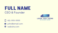 logistics Delivery Truck Business Card Image Preview