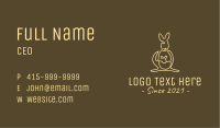 Australian Kangaroo Monoline Business Card Image Preview