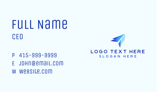 Plane Pilot Aviation Business Card Design Image Preview