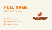 Blazing Football Business Card Image Preview