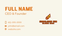 Blazing Football Business Card Image Preview