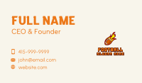 Blazing Football Business Card Image Preview