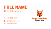 Fox Weighing Machine Business Card Design