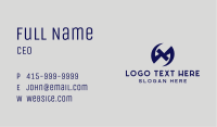 Generic Dark Blue Symbol Business Card Image Preview