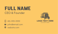 Express Cargo Truck Business Card Image Preview