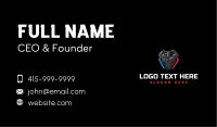 Muscle Trainer Fitness Business Card Image Preview