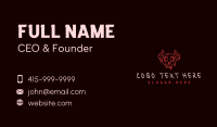 Devil Skull Graffiti Business Card Design