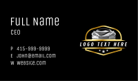 High End Premium Auto Detailing Business Card Image Preview