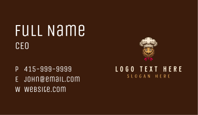 Cookie Pastry Baker Business Card Image Preview