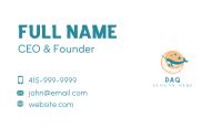 Fantasy Narwhal Moon Business Card Image Preview