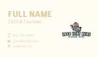 Cap Bear Mascot Business Card Image Preview