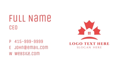 Canada Landscaping Company Business Card Image Preview