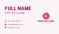 Coquette Wax Seal Business Card Preview