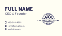 Handyman Hammer Maintenance Business Card Image Preview