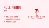 Wine Glass Bikini Business Card Image Preview