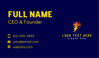 Human Lightning Voltage  Business Card Image Preview