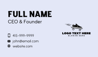 Fast Skateboard Sneakers Business Card Preview