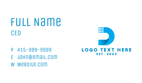 Corporate Device Data Company Business Card Design Image Preview