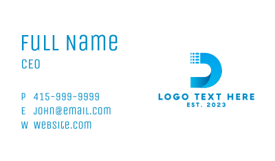 Corporate Device Data Company Business Card Image Preview