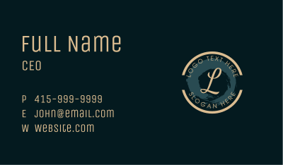 Luxury Business Emblem Business Card Image Preview