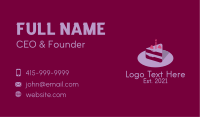 Birthday Cake Slice  Business Card Image Preview