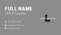 Generic Industrial Letter Business Card Image Preview