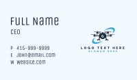 Drone Flying Camera Business Card Image Preview