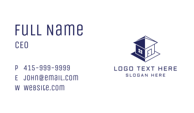 Building House Architecture Business Card Image Preview