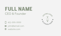 Minimalist Generic Lettermark Business Card Image Preview