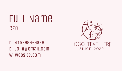 Organic Beauty Cosmetics  Business Card Image Preview