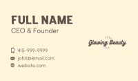 Dainty Leaves Signature Business Card Design