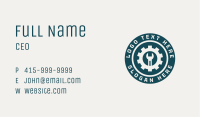 Wrench Repair Mechanic Business Card Image Preview
