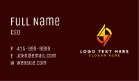 Gaming Battery Bolt Business Card Image Preview