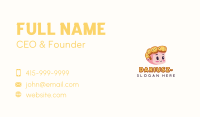 Croissant Bread Boy Business Card Image Preview