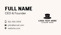 Top Hat Boutique Business Card Image Preview