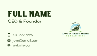 Lawn Mower Garden Maintenance Business Card Preview