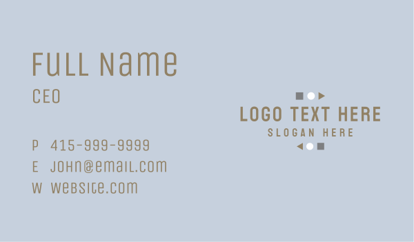 Geometric Modern Shape  Business Card Design Image Preview