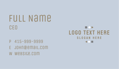 Geometric Modern Shape  Business Card Image Preview