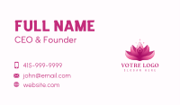 Gradient Lotus Yoga Business Card Image Preview