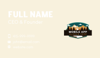 Mountain Path Travel Business Card Image Preview