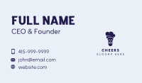 Black Skull Chef Business Card Image Preview