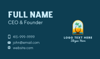 Cocktail Sun Beach Business Card Preview