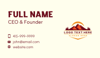 Nature Mountain Outdoor  Business Card Design