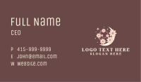 Organic Flower Moon Business Card Image Preview
