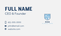 Cleaner Janitorial Shield Business Card Image Preview