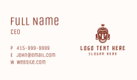 Aztec Tribe Man Business Card Image Preview