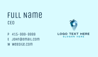 Beach Wave Pin Travel Business Card Image Preview